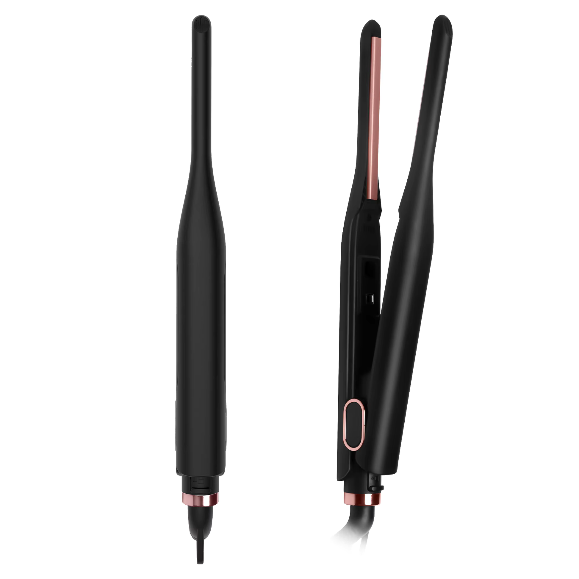 Mini Flat Iron for Short Hair - Compact Pencil Straightener