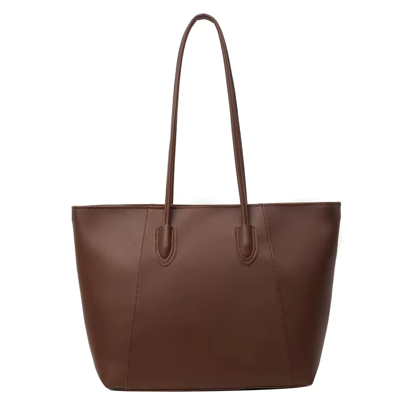 Trendy Light Luxury Women's Handbag with PU Zipper