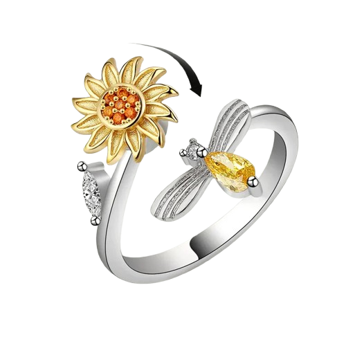 Versatile Rotatable Flower Ring – Adjustable Jewelry