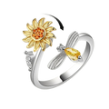 Versatile Rotatable Flower Ring – Adjustable Jewelry