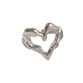 925 Sterling Silver Minimalist Heart Ring