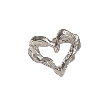 925 Sterling Silver Minimalist Heart Ring