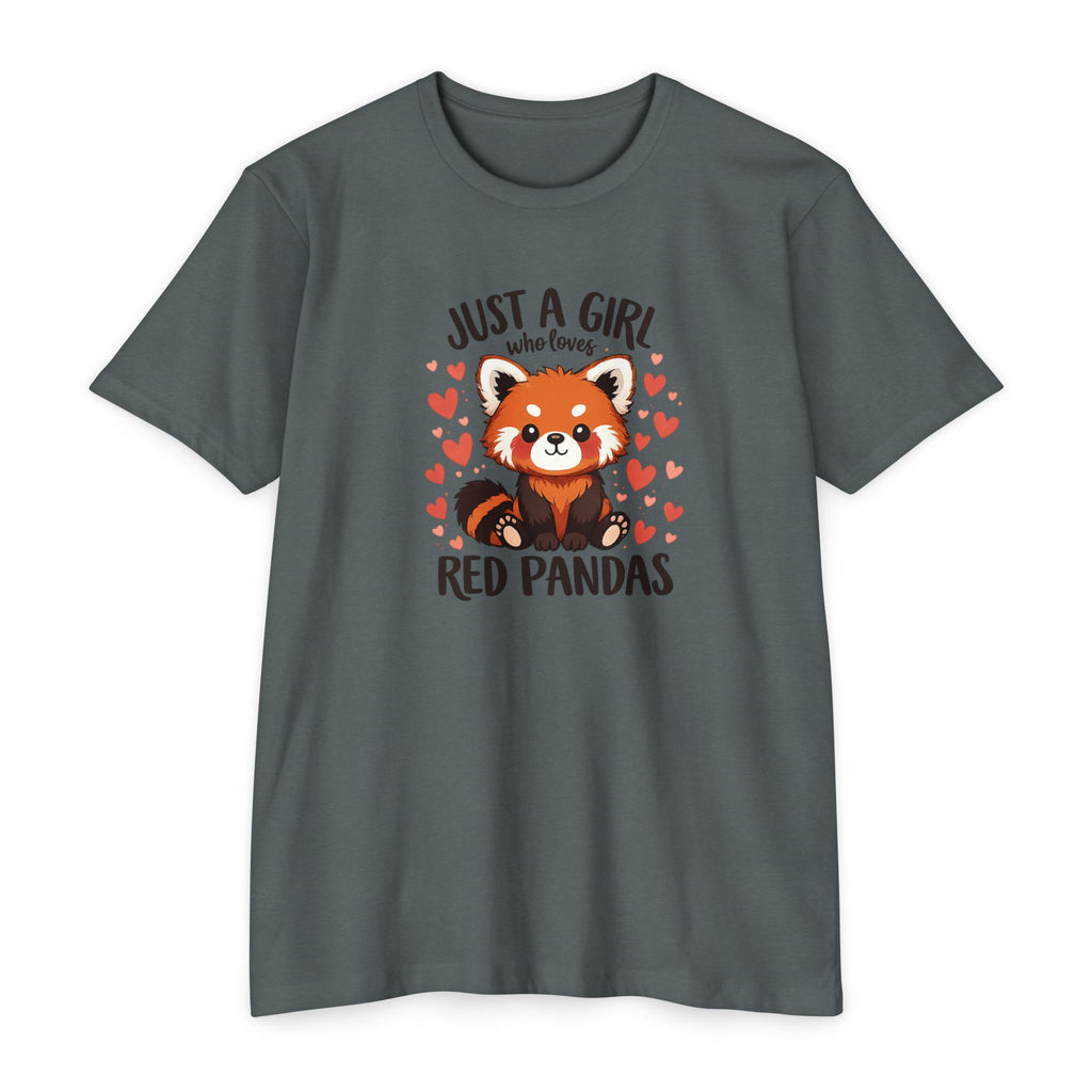 Just a Girl Who Loves Red Pandas T-Shirt — Cute Red Panda Tee for Women
