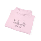 New York Skyline Hoodie - Minimalist Cityscape Pullover