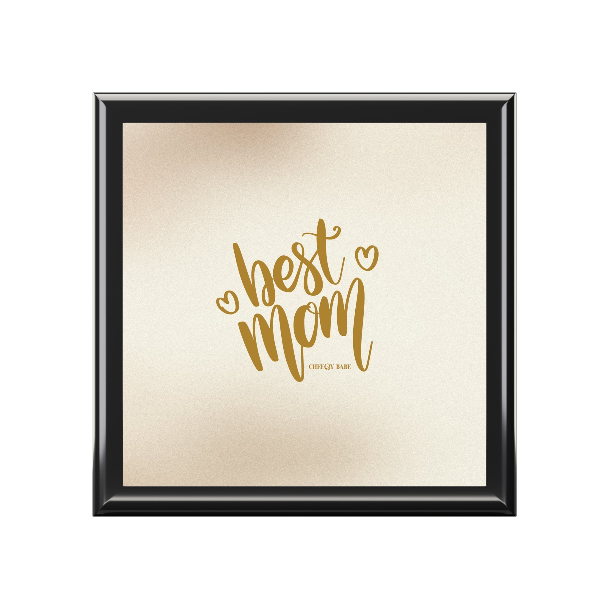 Personalized Jewelry Box for The Best Mom - Elegant Keepsake Storage