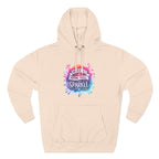 Sparkle Watercolor Hoodie — "Never Let Anyone Dull Your Sparkle" Inspirational Graphic Hoodie