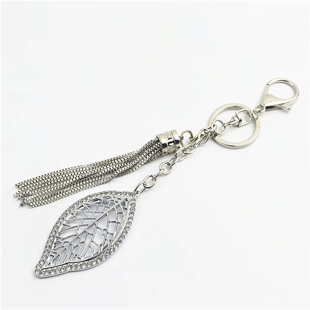 Fashion Brand Metal Decoration Buckle Tassel Pendant Keychain for Handbag Bag Purse Hardware Accessories DIY Crafts Decor Tassel