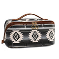 Large Waterproof Leather Luxury Makeup Bag with Zipper