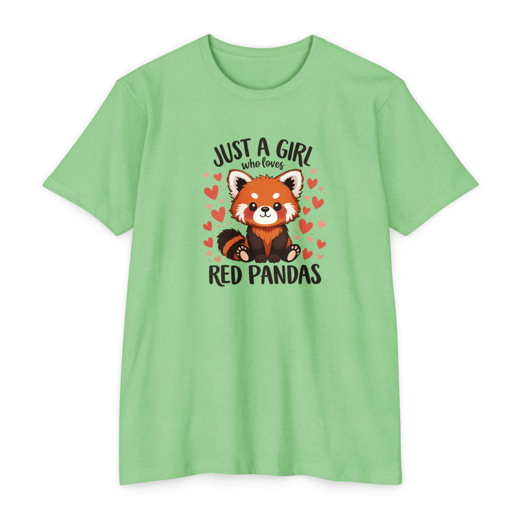 Just a Girl Who Loves Red Pandas T-Shirt — Cute Red Panda Tee for Women