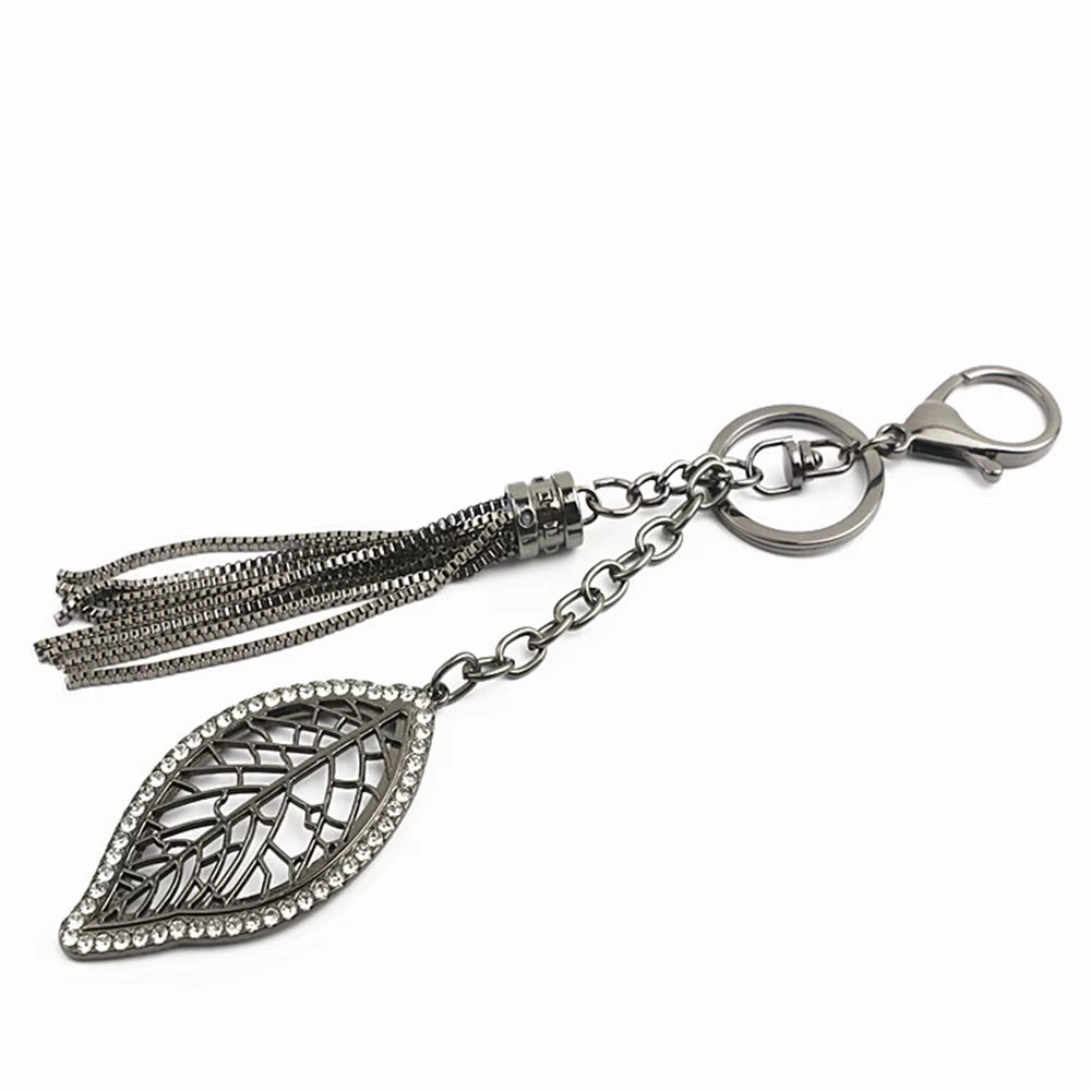 Fashion Brand Metal Decoration Buckle Tassel Pendant Keychain for Handbag Bag Purse Hardware Accessories DIY Crafts Decor Tassel