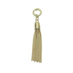 Fashion Brand Metal Decoration Buckle Tassel Pendant Keychain for Handbag Bag Purse Hardware Accessories DIY Crafts Decor Tassel