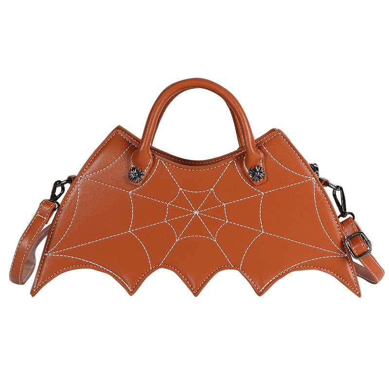 Halloween Spider Web Shoulder Bag – Black Messenger Crossbody