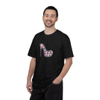 Floral High Heel Graphic Tee — Pink Flower Shoe Design