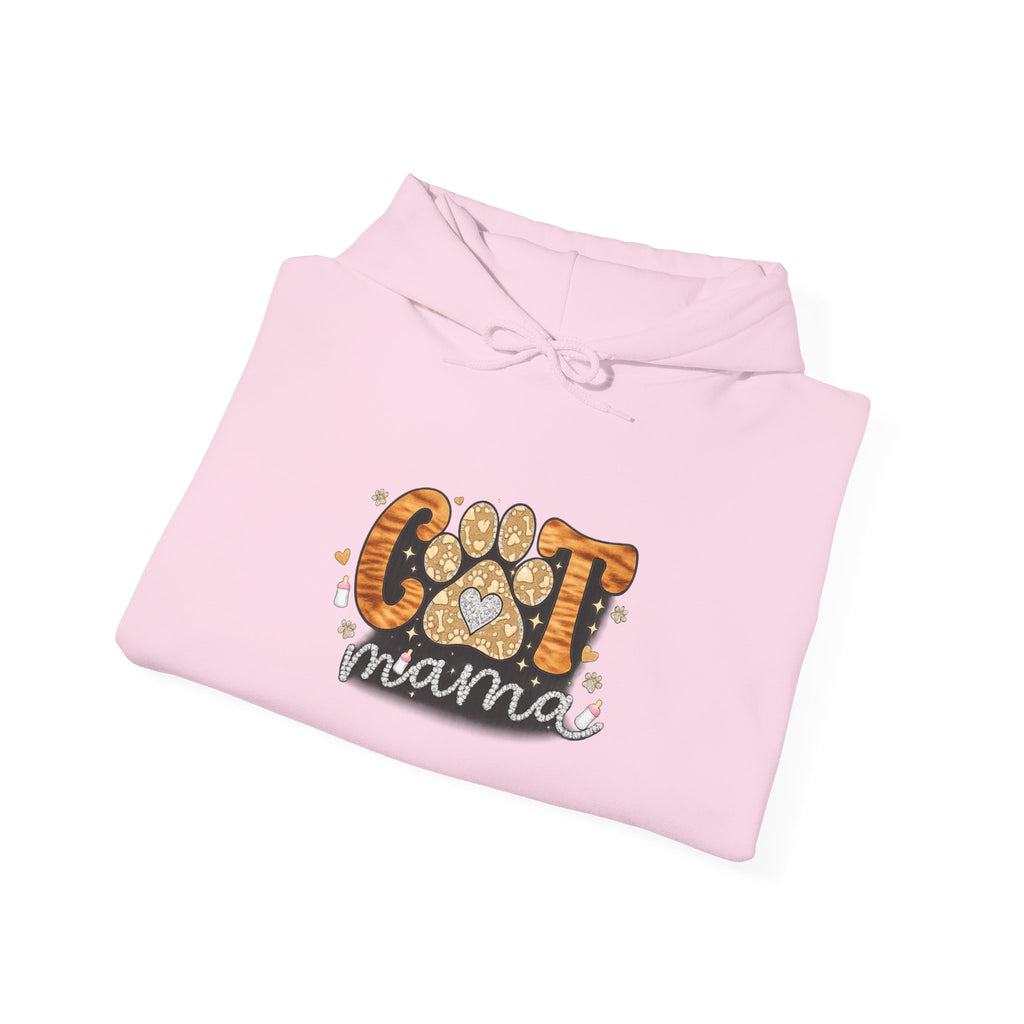 Cat Mama Hoodie – Leopard Paw 'Cat Mama' Graphic Sweatshirt