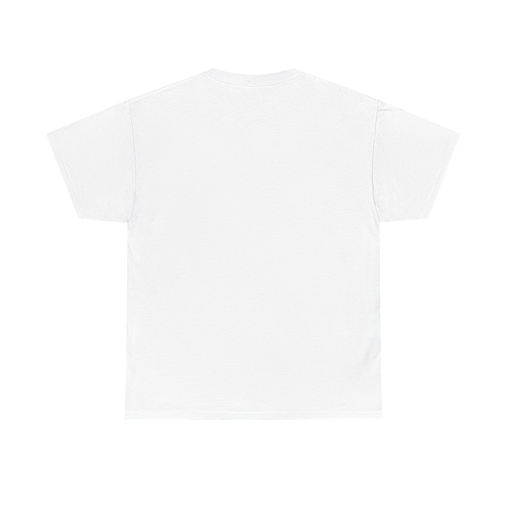 Women’s White Tee — "Better Late Than Ugly" Stiletto Graphic