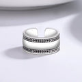 925 Silver Adjustable Vintage Ring for Women – Smooth Finish