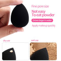  11PCS Makeup Kit: 4 Brushes, Powder Puff, Sponge, Air Cushion