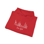 New York Skyline Hoodie - Minimalist Cityscape Pullover