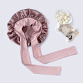 Mulberry Silk Sleeping Bonnet for Women, Large Sleep Cap