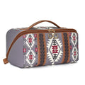 Large Waterproof Leather Luxury Makeup Bag with Zipper