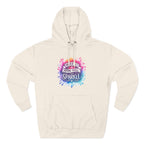 Sparkle Watercolor Hoodie — "Never Let Anyone Dull Your Sparkle" Inspirational Graphic Hoodie