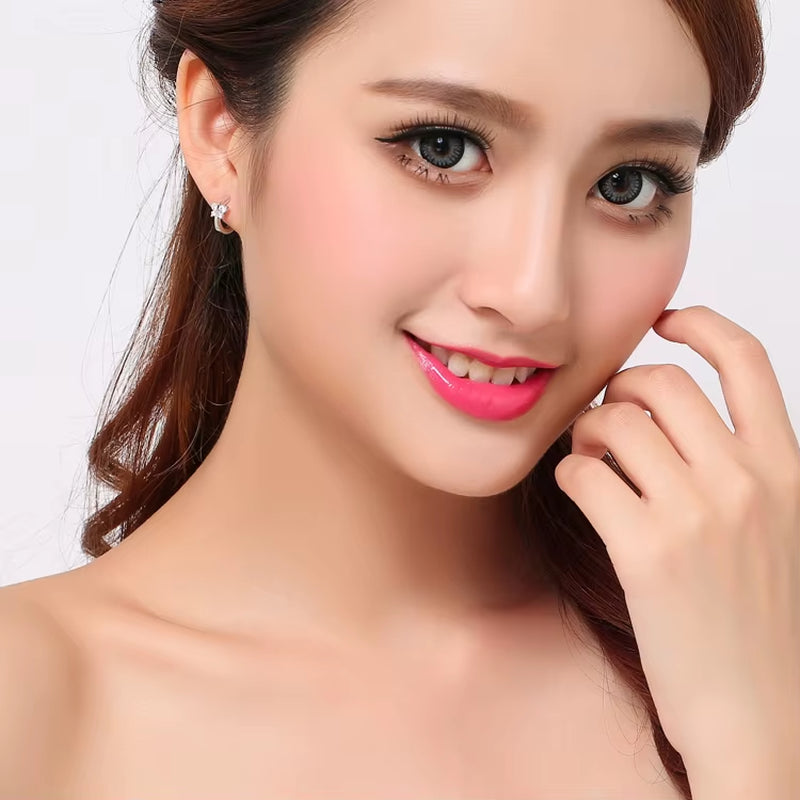 Baby Princess 925 Silver Butterfly Zirconia Small Hoop Earring for Girls Child Wome Beautiful Aros Huggies Earring Jewelry