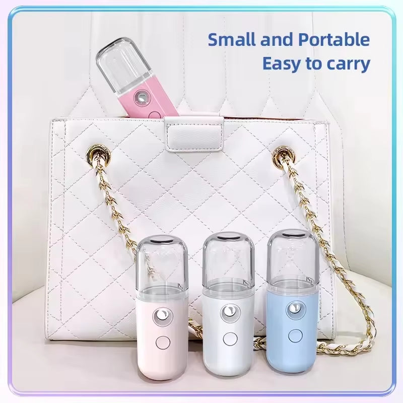 30ML Mini Facial Steamer USB Nano Sprayer Humidifier