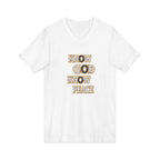 Know God Know Peace V-Neck Tee — Christian Inspirational Faith Shirt