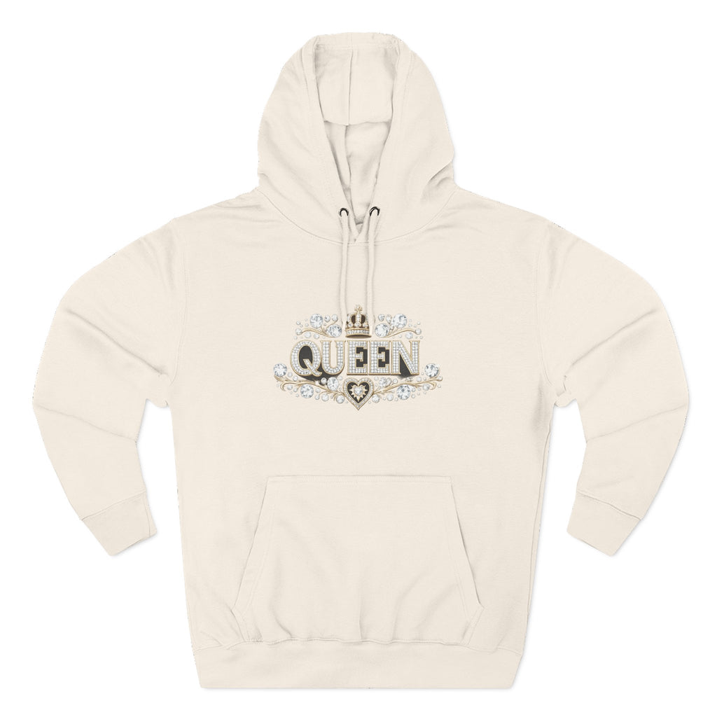 Queen Crown Hoodie — Feminine Sparkle Pullover