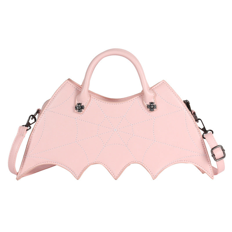 Halloween Spider Web Shoulder Bag – Black Messenger Crossbody