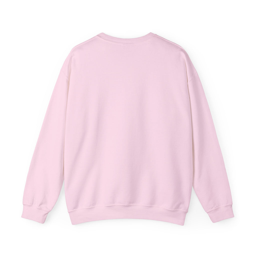 Pink Glitter Heart Cherries Crewneck Sweatshirt