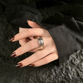 925 Silver Adjustable Vintage Ring for Women – Smooth Finish
