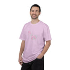 Floral High Heel Graphic Tee — Pink Flower Shoe Design
