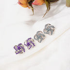 925 Sterling Silver Earrings for Women Sterling-Silver-Jewelry Zirconia Eternal Heart Twist Earrings Oorbellen S-E430