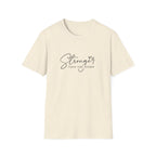 Stronger Than The Storm T-Shirt — Inspirational Script Tee