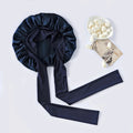 Mulberry Silk Sleeping Bonnet for Women, Large Sleep Cap