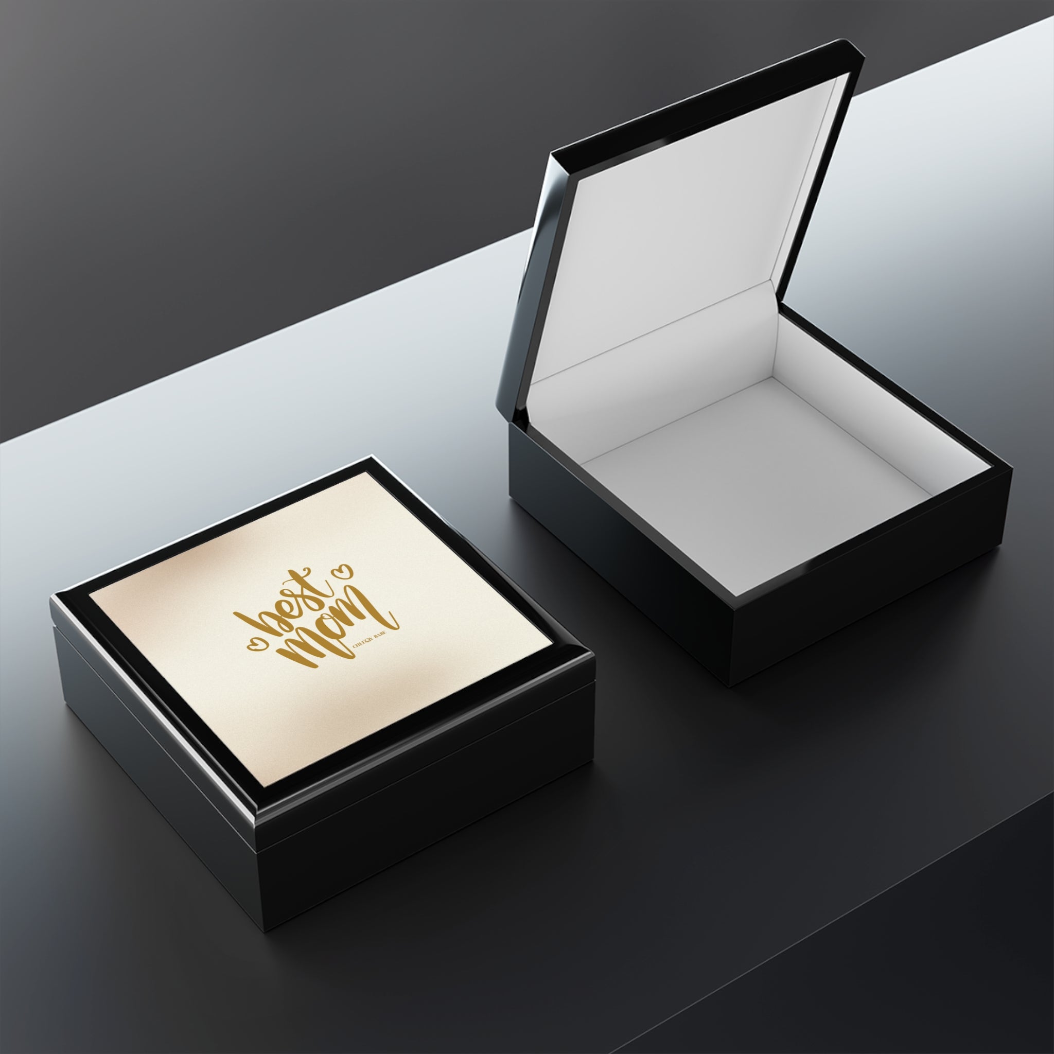 Personalized Jewelry Box for The Best Mom - Elegant Keepsake Storage