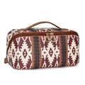 Large Waterproof Leather Luxury Makeup Bag with Zipper