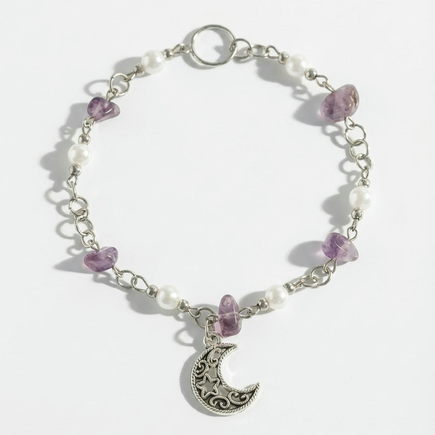 Boho Hair Chain Cuffs – Pearl & Stone Star + Butterfly Charms