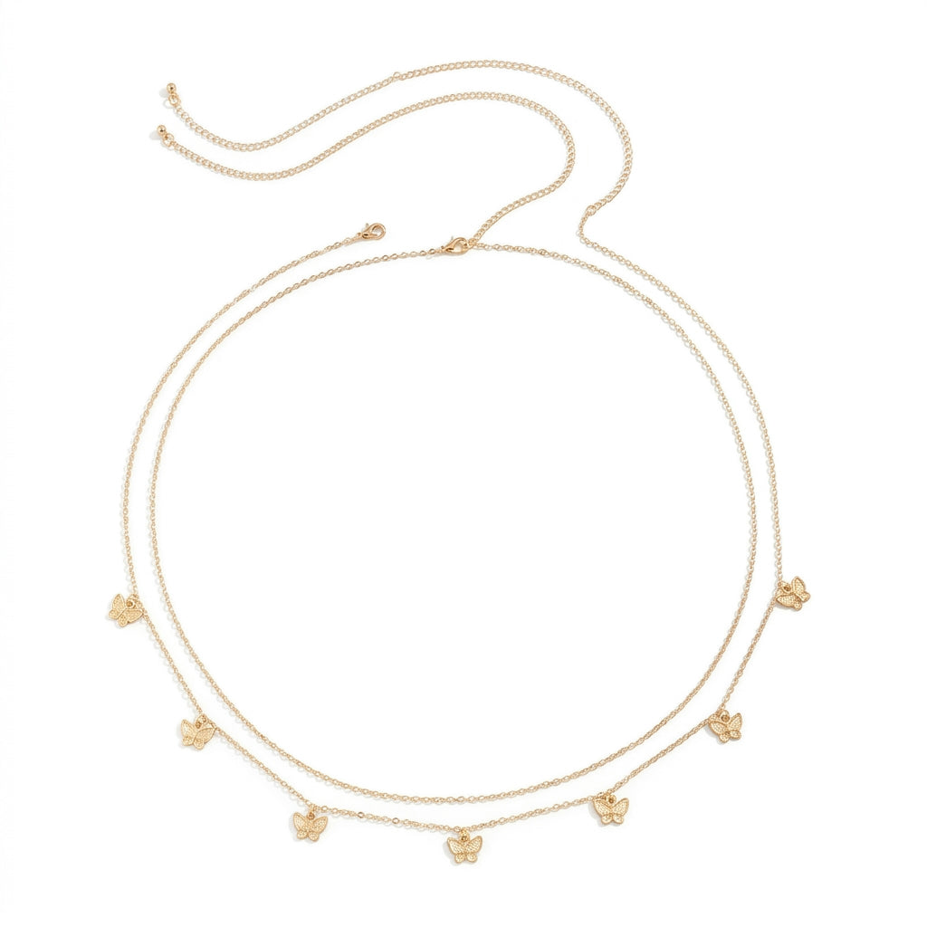 Butterfly Waist Chain for Elegant Style – Lightweight Alloy