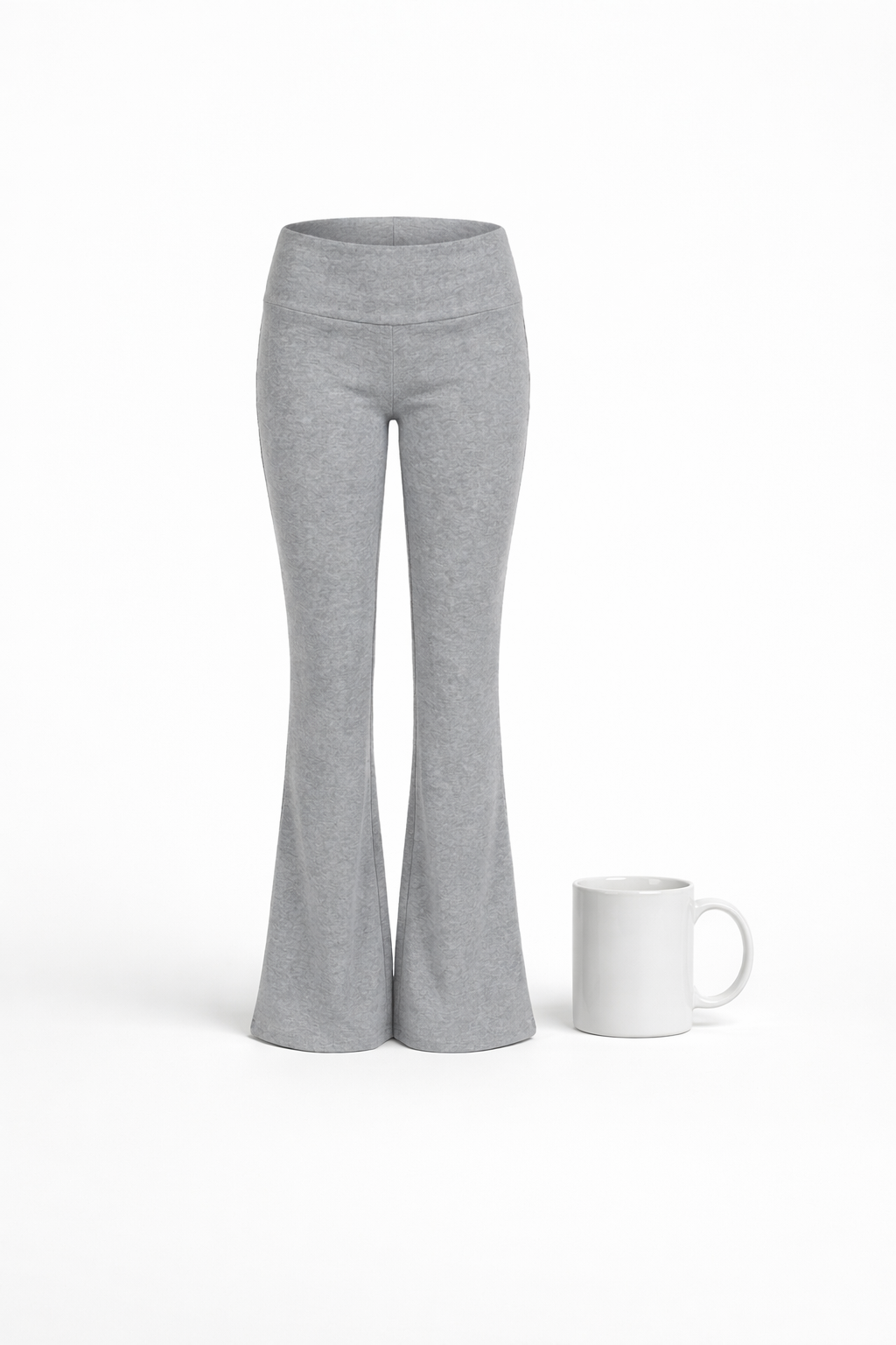 Y2K Slim Flare Pants – Casual Low-Waist Polyester Bootcut