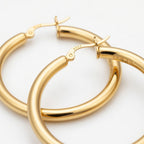 Chunky Hoop Earrings for Bold Style – 14K Gold Plated