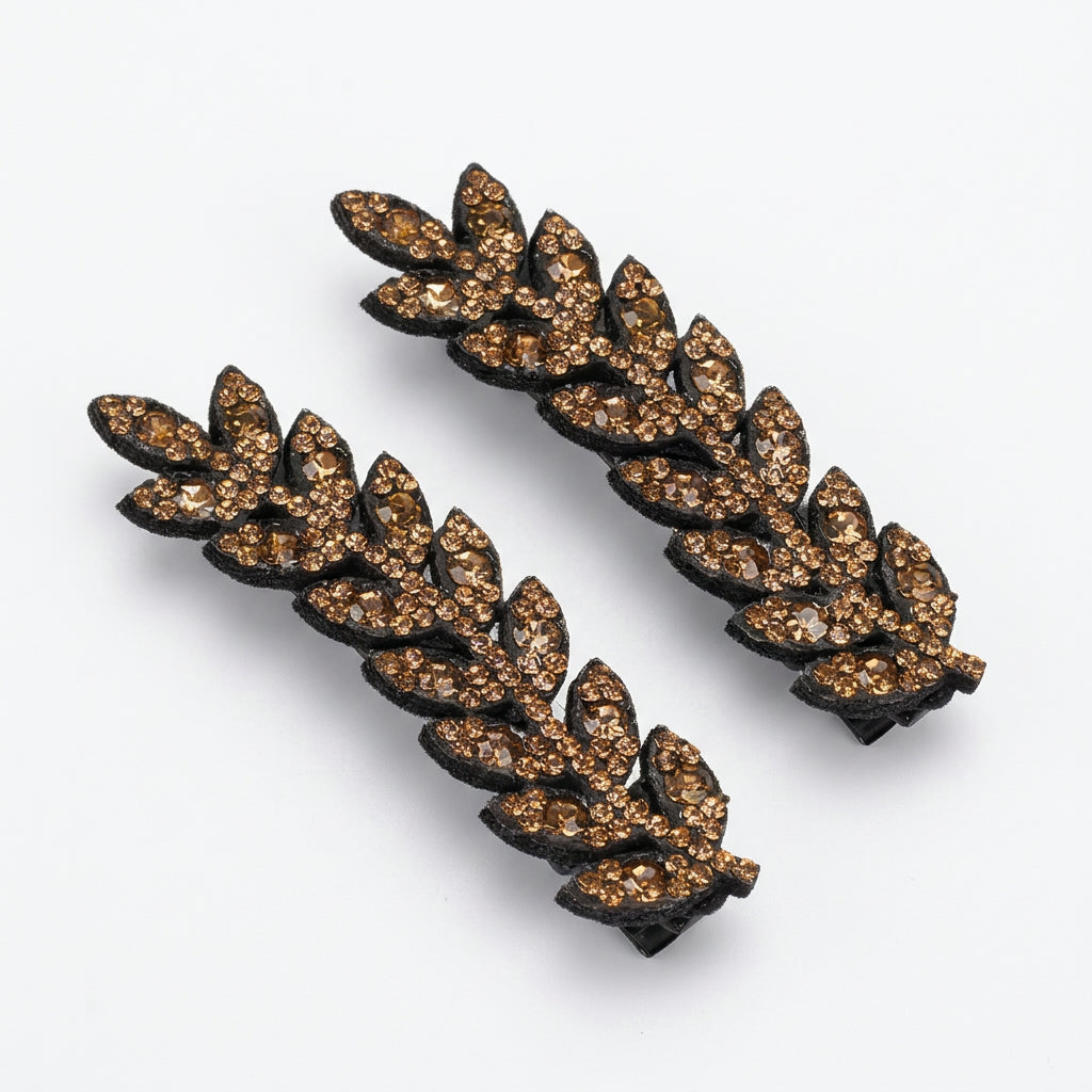 Crystal Hair Clips – Elegant Wedding Hair Accessories Rhinestone