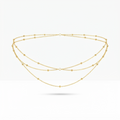 Gold Waist Chain – Effortless Glamour with Double-Layer Beads
