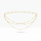 Gold Waist Chain – Effortless Glamour with Double-Layer Beads