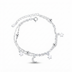 Heart Bracelet – Timeless Elegance in 925 Sterling Silver Layers