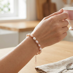Freshwater Pearl Bracelet – Adjustable Rice Bead Elegance