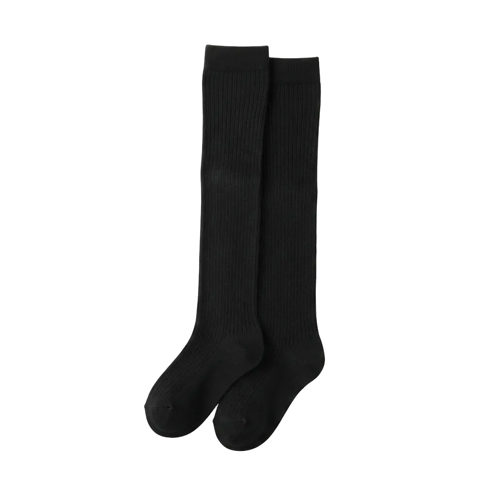 Knee High Stripe Socks – Cozy Comfort with Soft Stretch Knit