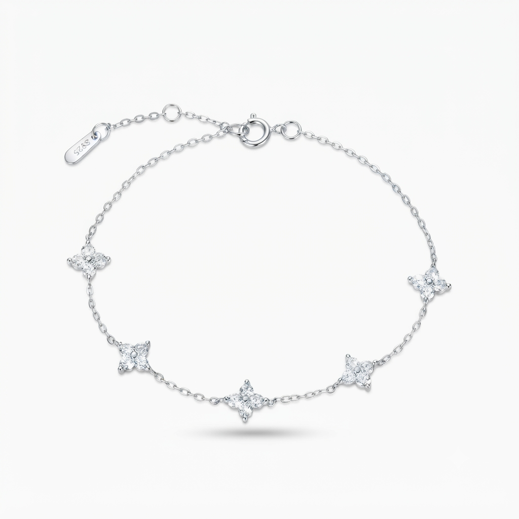 Heart Bracelet – Timeless Elegance in 925 Sterling Silver Layers