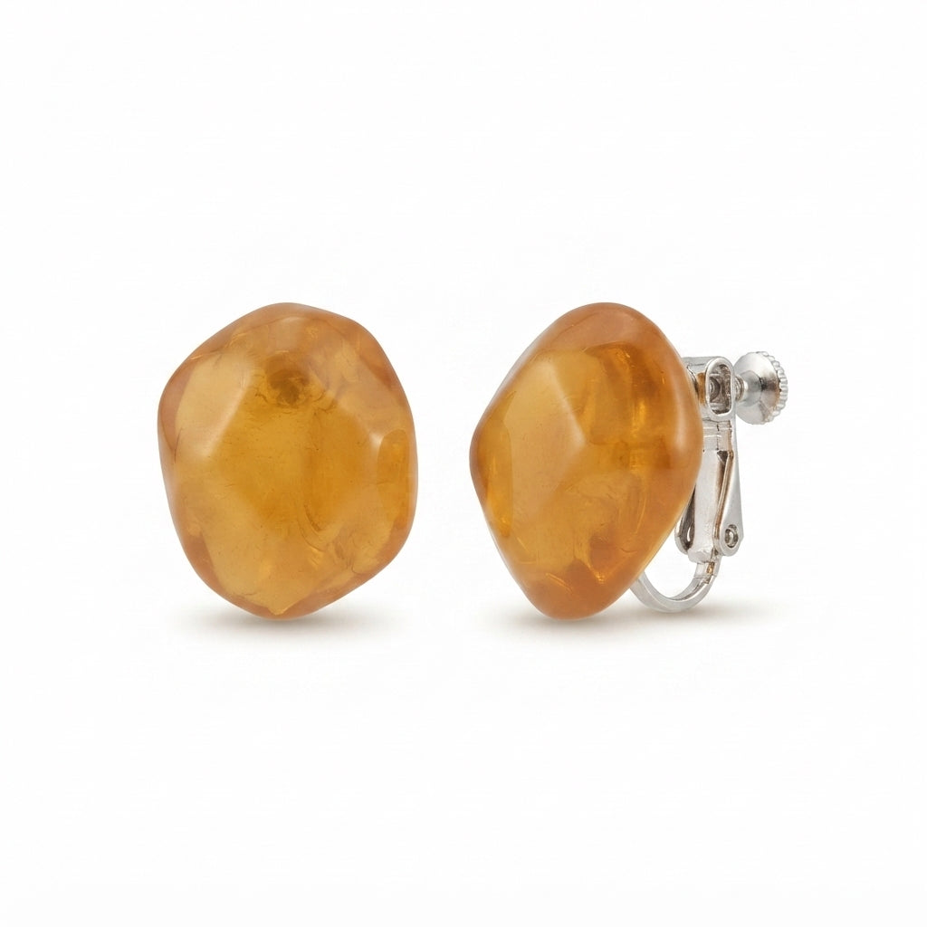 Geometric Ear Cuffs – Colorful Resin Style & Non-Pierced Design